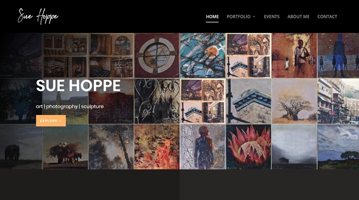Sue Hoppe homepage